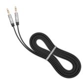 TB Kabel 3.5mm MiniJack M/M czarny 1.2m  - AKTBXAJAUXM120B - Zdjęcie 2