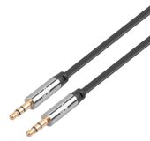 TB Kabel 3.5mm MiniJack M/M czarny 1.2m  - AKTBXAJAUXM120B - Zdjęcie 4