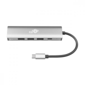 TB Adapter USB C - RJ45 3xUSB A 3.0, USB C - AKTBXKA5W1U31RJ - Zdjęcie 2