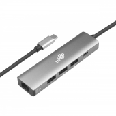 TB Adapter USB C - RJ45 3xUSB A 3.0, USB C - AKTBXKA5W1U31RJ - Zdjęcie 3