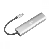 TB Adapter USB C - RJ45 3xUSB A 3.0, USB C - AKTBXKA5W1U31RJ - Zdjęcie 4