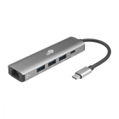 TB Adapter USB C - RJ45 3xUSB A 3.0, USB C - AKTBXKA5W1U31RJ - Zdjęcie 6