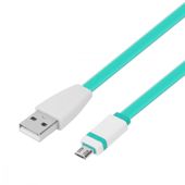 TB Kabel USB-Micro USB 1m. zielony - AKTBXKU2FBAW10Z - Zdjęcie 1