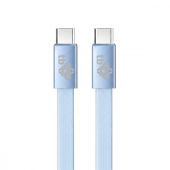 TB Kabel USB C - USB C 1m płaski błękitny - AKTBXKUCCFLAT1N - Zdjęcie 1