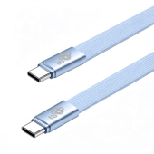 TB Kabel USB C - USB C 1m płaski błękitny - AKTBXKUCCFLAT1N - Zdjęcie 3