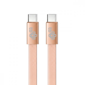 TB Kabel USB C - USB C 1m płaski brzoskwiniowy - AKTBXKUCCFLAT1O - Zdjęcie 1