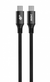 TB Kabel USB C - USB C 2m 240W czarny - AKTBXKUCCOSI20B - Zdjęcie 1