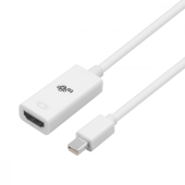 TB Adapter Mini DisplayPort M - HDMI F biały - AKTBXVAMDPMHMAW - Zdjęcie 1