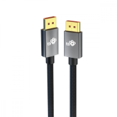 TB Kabel Displayport M/M v 2.1 aluminium 2m - AKTBXVDMDP2120A - Zdjęcie 2