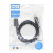 TB Kabel DisplayPort M/M 1.8 m. czarny v 1.1 - AKTBXVDMDPPG18B - Zdjęcie 3
