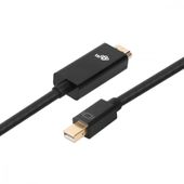 TB Kabel HDMI - mini DisplayPort 1,8 m 4k 30Hz czarny - AKTBXVDMMINI18B - Zdjęcie 2
