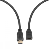 TB Kabel HDMI v2.0 F-M pozłacany 3m przedłużacz  - AKTBXVH1F20G30B - Zdjęcie 5