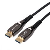 TB Kabel HDMI v2.0 hybrydowy optyczny światłowodowy 50m - AKTBXVHFO2050MB - Zdjęcie 1
