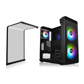 THERMALTAKE Obudowa View 37 ARGB Gull-Wing Glass E-ATX - czarna - CA-1J7-00M1WN-04 - Zdjęcie 5