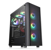 THERMALTAKE obudowa - V250 Air Tempered Glass 3x12cm ARGB + 12cm - Blac  - CA-1Q5-00M1WN-03 - Zdjęcie 1