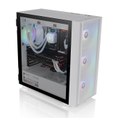 THERMALTAKE Obudowa - H570 Tempered Glass 3x12cm ARGB Snow  - CA-1T9-00M6WN-01 - Zdjęcie 5