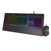 THERMALTAKE Klawiatura gamingowa - Tt eSports Challenger Elite RGB Combo - CM-CEL-WLXXMB-US - Zdjęcie 2