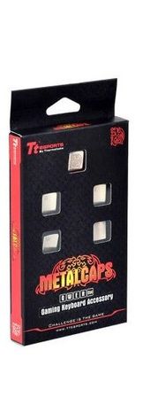 THERMALTAKE Tt eSPORTS Metalcaps - Metalowe klawisze QWER + ESC (5szt)  - EA-MTC-AKCSIL-QW - Zdjęcie 1