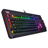 THERMALTAKE Klawiatura gamingowa Level 20 RGB Black Cherry MX Blue - KB-LVT-BLBRUS-01 - Zdjęcie 1