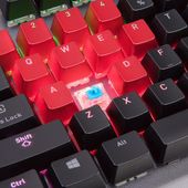 THERMALTAKE Klawiatura gamingowa Level 20 RGB Titanium Cherry MX Blue  - KB-LVT-BLSRUS-01 - Zdjęcie 5