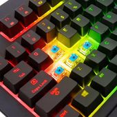 THERMALTAKE Klawiatura Tt eSPORTs - Premium X1 RGB Cherry MX Blue  - KB-TPX-BLBRUS-01 - Zdjęcie 6