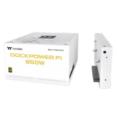 THERMALTAKE Zasilacz - Dockpower FI 850W Gold modular ATX3.1 Gen5 Snow  - PS-DCP-0850FNFAGE-S - Zdjęcie 2