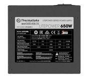 THERMALTAKE Litepower II Black 650W (Active PFC, 2xPEG, 120mm, Single Rail)  - PS-LTP-0650NPCNEU-2 - Zdjęcie 3