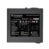 THERMALTAKE Smart 700W RGB (80+ 230V EU, 2xPEG, 120mm, Single Rail) - PS-SPR-0700NHSAWE-1 - Zdjęcie 4
