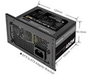 THERMALTAKE Zasilacz Toughpower SFX 450W Modular (80+ Gold, 2xPEG, 80mm)  - PS-STP-0450FPCGEU-G - Zdjęcie 7