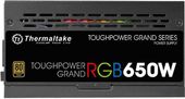 THERMALTAKE Zasilacz modularny Toughpower Grand RGB 650W (80+ Gold, 4xPEG, 140mm) - PS-TPG-0650FPCGEU-R - Zdjęcie 2