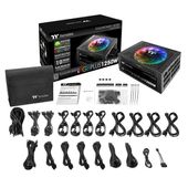 THERMALTAKE Zasilacz Toughpower DPS G RGB 1250W Modular (80+ Titanium, 8xPEG, 135mm) - PS-TPI-1250DPCTEU-T - Zdjęcie 3