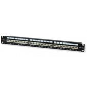 TECHLY Patch panel 24 STP Cat. 6/6a, czarny - 022908 - Zdjęcie 1