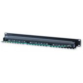 TECHLY Patch panel 24 STP Cat. 6/6a, czarny - 022908 - Zdjęcie 2