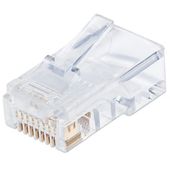 TECHLY Wtyk modularny RJ45 UTP 8P8C cat.6 na drut 100szt. - 028894 - Zdjęcie 2