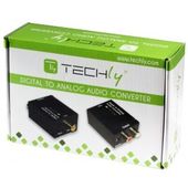 TECHLY Konwerter cyfrowy Toslink SPDIF, coaxial audio na analog stereo RCA L/R  - 301139 - Zdjęcie 2