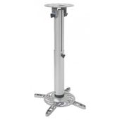 TECHLY Ramię sufitowe do projektora 50-77cm srebrne - 301580 - Zdjęcie 1