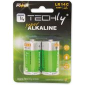 TECHLY Baterie alkaliczne LR14C 2 szt, (IBT-LR14T2B) - 307049 - Zdjęcie 1