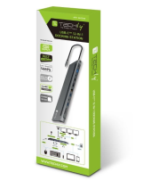 TECHLY Stacja dokująca notebook USB-C na HDMI/DP/VGA/USB-A/RJ45/SD/USB-C PD  - 365368 - Zdjęcie 6