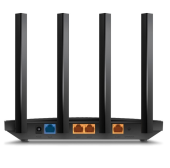 TP-LINK Router    AX1500 Dual-Ban Wi-Fi 6                       SPEED: 300 Mbps at 2.4 GHz + 1201Mbps at 5 GHz                                SPEC: 4 - Archer AX17 - Zdjęcie 3