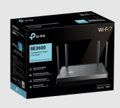 TP-LINK Router BE3600 DualBand Wi-Fi 7                           SPEED: 688 Mbps at 2.4 GHz + 2882 Mbps at 5 GHz                               SPEC: 4 - Archer BE3600 - Zdjęcie 3