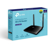 TP-LINK Router   AC750 Wireless Dual Band 4G LTE                 Build-In 150Mbps 4G LTE Modem - Archer MR202 - Zdjęcie 4