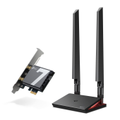 TP-LINK Karta sieciowa Archer TBE550E BE9300 Tri-Band Wi-Fi 7 Bluetooth PCI Express Adapter - Archer TBE550E - Zdjęcie 2