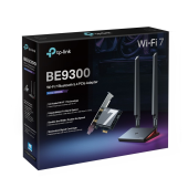 TP-LINK Karta sieciowa Archer TBE550E BE9300 Tri-Band Wi-Fi 7 Bluetooth PCI Express Adapter - Archer TBE550E - Zdjęcie 4