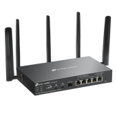 TP-LINK Brama sieciowa gigabitowa Omada 4G+ Cat6 AX3000 VPN with 4-Port PoE+PORT: 1× Gigabit SFP WAN/LAN Port, 1× Gigabit RJ45 WAN Port, 4× Gigabit WAN/LAN - ER706WP-4G - Zdjęcie 3