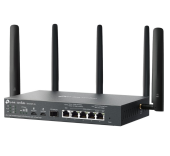 TP-LINK Brama sieciowa gigabitowa Omada 4G+ Cat6 AX3000 VPN with 4-Port PoE+PORT: 1× Gigabit SFP WAN/LAN Port, 1× Gigabit RJ45 WAN Port, 4× Gigabit WAN/LAN - ER706WP-4G - Zdjęcie 4