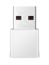 TP-LINK Karta sieciowa Mercusys AC1300 Nano Wireless Dual Band USB Adapter              SPEED: 400 Mbps at 2.4 GHz + 867 Mbps at 5 GHz - MA30N - Zdjęcie 1