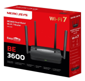 TP-LINK Router BE3600 DualBand Wi-Fi 7 SPEED: 688 Mbps at 2.4 GHz + 2880 Mbps at 5 GHz - MR25BE - Zdjęcie 3