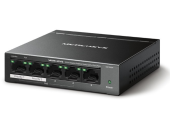 TP-LINK Przełącznik Mercusys 5-Port Gigabit Desktop Switch with 4-Port PoE+          PORT: 4× Gigabit PoE+ Ports, 1× Gigabit Non-PoE Port - MS105GP - Zdjęcie 2