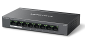 TP-LINK Przełącznik Mercusys 8-Port Gigabit Desktop Switch with 7× Gigabit PoE+ Ports, 1× Gigabit Non-PoE Ports - MS108GP - Zdjęcie 2