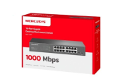 TP-LINK Przełącznik Mercusys 16-Port Gigabit Desktop/Rackmount Switch                PORT: 16× Gigabit RJ45 Ports - MS116GS - Zdjęcie 3